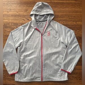 BOSTON REDSOX (47BRAND) FORWARD WATERPROOF PERFORMANCE ZIP UP JACKET
